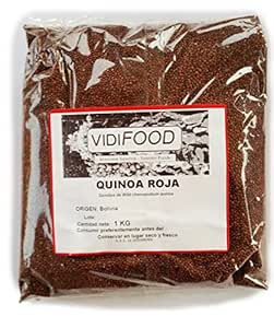 Quinoa Roja - 1kg - Fuente Rica de Aminoácidos, Vitaminas y ...