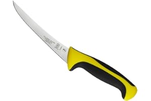 Mercer Culinary 6-Inch Curved Boning Knife, Yellow
