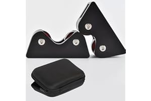 PESSILIN Billiard Cue Straightness Checker, Pool Cue Lathe Equipment, Pool Billiards Cue Roller Straightening Tester Checker Roller Inspect Tool