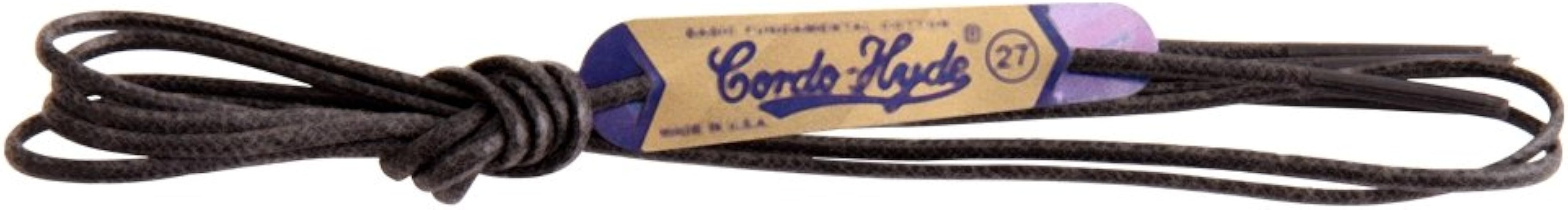 CordoHyde Wax Shoe Laces Thin Round Waxed