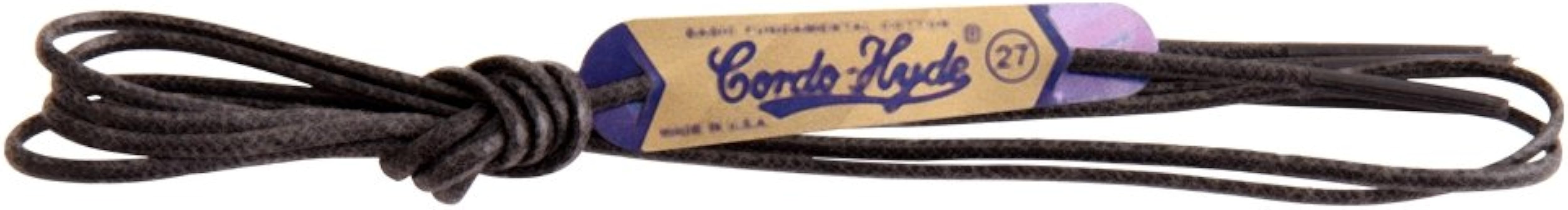 CordoHyde Wax Shoe Laces Thin Round Waxed