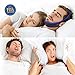 KS-HEALTH Anti Snoring Chin Strap and Snoring Solution Nose Vents-Adjustable Stop Snoring Sleep Aid for Men and Women-1 Chin Strap and Bonus 4 Set Nose Vents Snore Stopper