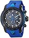 Invicta Men's 18028 Pro Diver Black Stainless Steel Watch with Blue Silicone Band