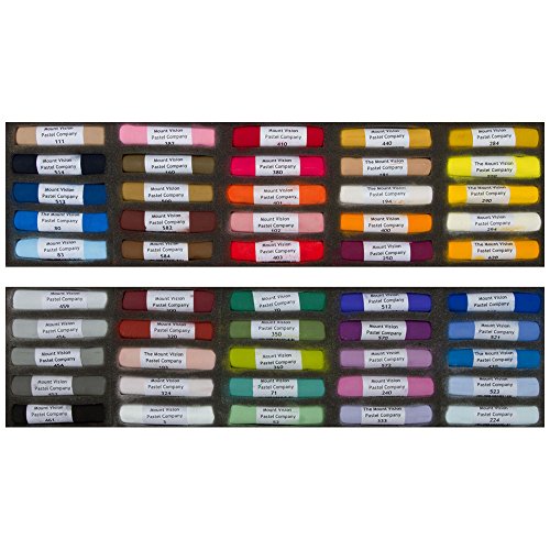 Mount Vision Pastels - Greg Biolchini Workshop Set 50 Handmade Soft Pastels