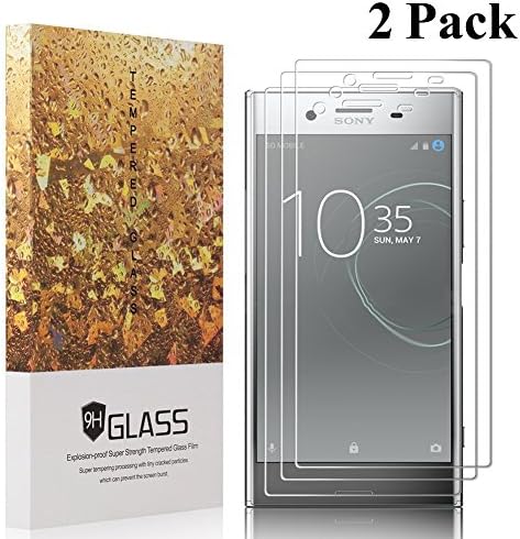 Sony Xperia XZ Premium Screen Protector,[2 Pack] YMAKSI 3D Touch Compatible Anti-Scratch Case Friendly Tempered Glass Screen Protector, Lifetime Replacement Warranty