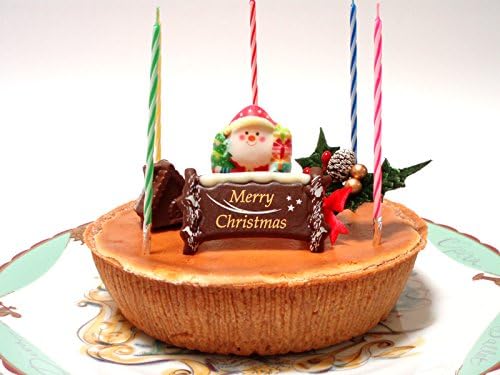 Amazon クリスマスケーキ ベイクド チーズケーキ ホール5号 5 6人分 神戸スイーツ お取り寄せグルメ 人気 有名 神戸スイーツ ケーキ 洋菓子 通販