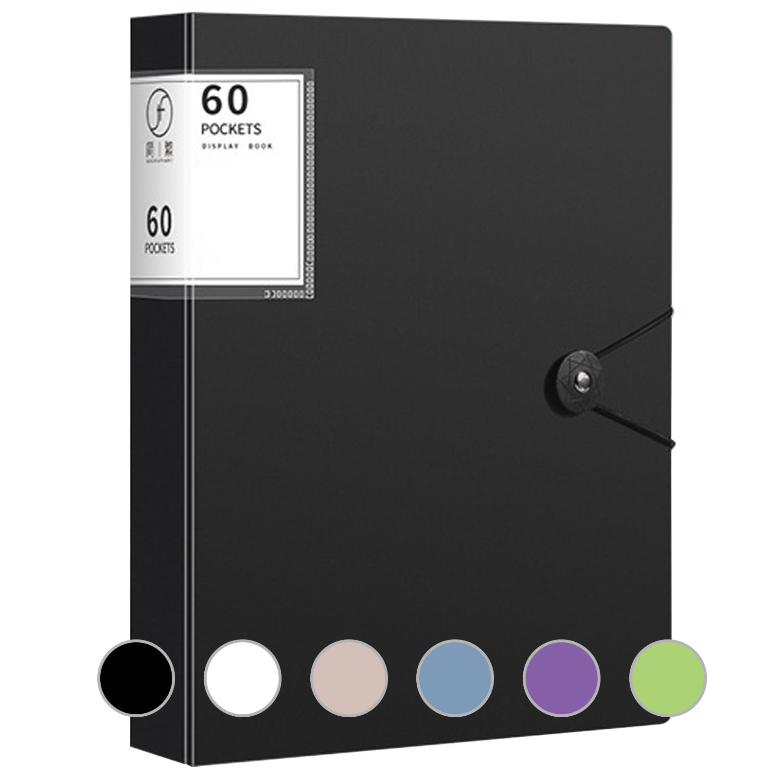 A4 Display Folders with 60 Pockets, Display Book Folder with Plastic Sleeves, Presentation Project Folders for Individuals, Offices, Home — image 1
