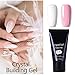 1 Pc Builder Nail Gel Quick Building Nail Tips Finger Extension Poly Glue Gel Nail Art UV LED Builder Nail Gel Nail Enhancement Tool (Clear)