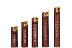 HanOaki CNC Turning Tool Holder S14X SCACR09 SCMCN09 14mm Shank Spring Steel Blade 1PC S14X-SCACR09(S14X-SCMCN09-45L)