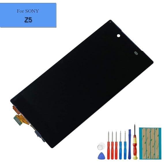 Melphyreal Für Sony Xperia Z5 LCD Display Touchscreen 5.2 Zoll E6603 E6653 Schwarz + Werkzeugset