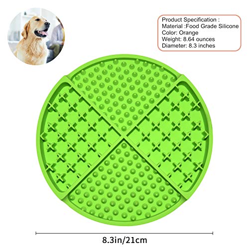 Bangp Slow Feeder Dog Lick Mat,Slow Eating Dog Dish,AntiRollover