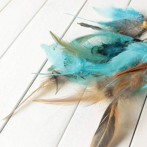 Dream Catcher for Kids Bedroom - Handmade Traditional Wind Chimes Hanging Dreamcatcher, Christmas Party Home Decoration, 5" Diameter 20" Long