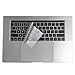 Se7enline Compatible with MacBook Keyboard Cover for Mac Pro 13 15 inch (with Touch Bar) 2016/2017/2018/2019 Ver. Model A1706/A1707/A1989/A1990/A2159 Protective Cover (US Layout), Transparent-Clear