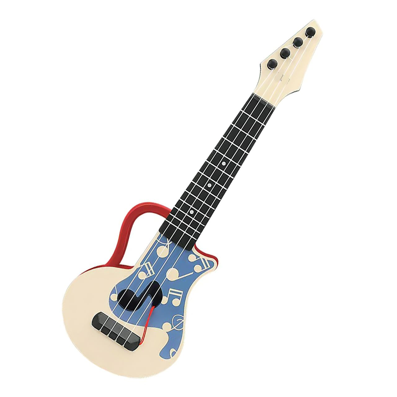 Alipis 17Inch Toy Ukulele Guitar for Kids, Musical Instruments for Children Early Educational Music Learning Toy for Kids Boys Girls Ukulele Beginner Lover