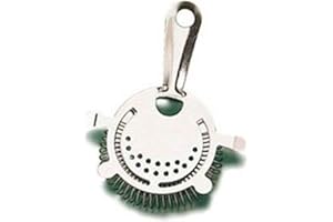 American Metalcraft S209 4-Prong Stainless Steel Bar Cocktail Strainer, 5.75", Silver