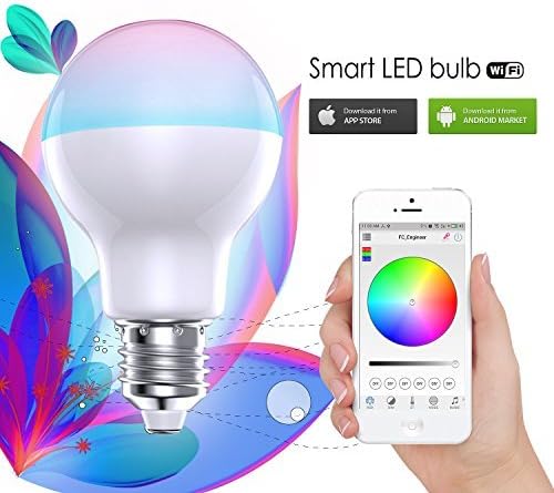 Amazon Co Jp Feican Rgbw Wifi Led電球ライトカラフルな調光機能付きledライトサポートios Android Appコントロールe27 E26 Ledランプ Ma Diy Tools Garden