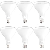 Sunco 6 Pack BR40 LED Light Bulbs, Indoor Flood Lights, Recessed Can Light Bulb, 1400 LM, 17W (100W Equivalent), 2700K Soft W