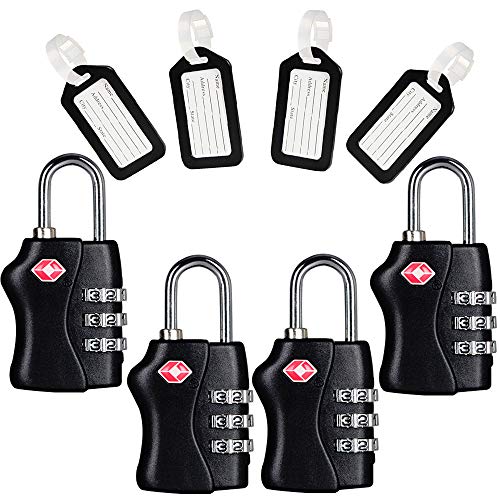 TSA Travel Locks Security 3 Digit Combination Locks Suitcase Luggage