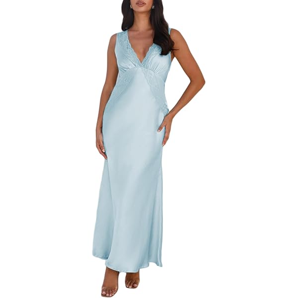 strapless open back dress Oh Polly Sloane Split Plunge Neck Maxi Dress in White