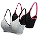 Lataly Women's Sleeping Nursing Bra Wirefree Breastfeeding Maternity Bralette