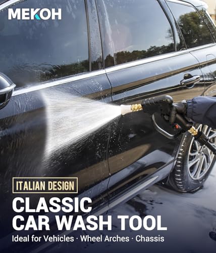 MEKOH Stubby Pressure Washer Gun for Karcher K2, K3, K4, K5, K7, High Power Washer Car Wash Gun with Quick Release, Short Trigger Pressure Washer Pistol with Nozzle, 1/4” Quick Connect Jet Wash Gun