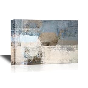Abstract Grunge Blue and Grey Color Composition