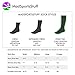 MadSportsStuff Neon Watermelon Over the Calf Socks (Neon Pink/Neon Green, Medium)