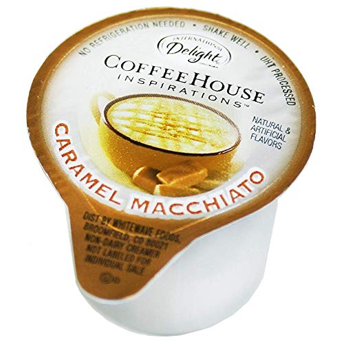 International Delight Caramel Macchiato Coffee Creamer Singles (7/16 Fl Oz Each), 50 Count Bulk Package