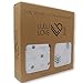 100% Organic Cotton Muslin Swaddle Blanket Set “Modern” by Lulu Love Baby – 2 Pack – Unisex Design for Girls & Boys – Perfect Shower Gift Idea