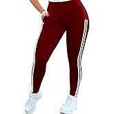 PINSV Women's Joggers Pants Running Sweatpants Athletic Workout Yoga Leggings with Pockets