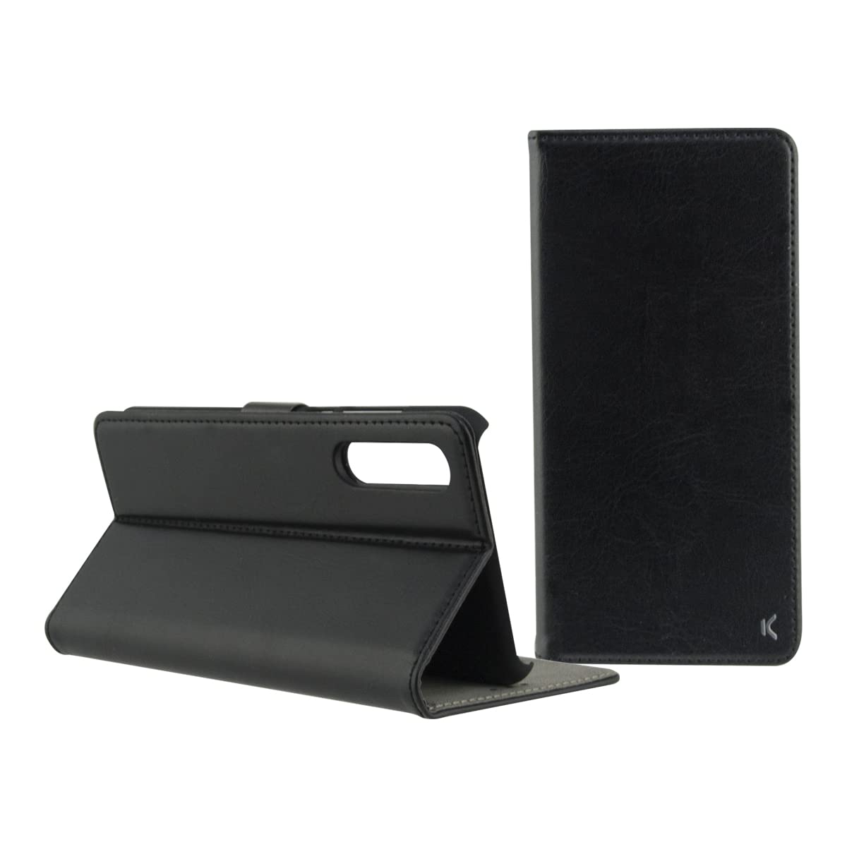 KSIX smart your tech Flip Case for Xiaomi MI 8 Pro, Semi-Rigid, Standing, Black