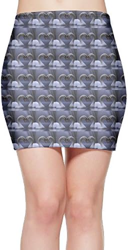 Tightslady Lady Sexy Mini Skirt Knit LES Swan Love