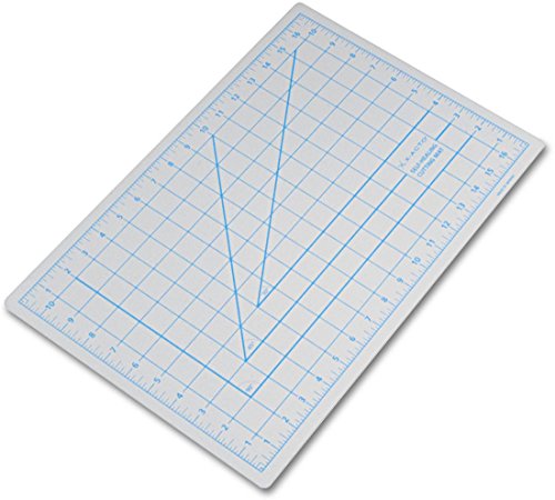 X-Acto X7761 Self-healing cutting mat, nonslip bottom, 1 grid, 12-Inch by 18-Inch board with 11-Inch by 17-Inch measuring surface, gray