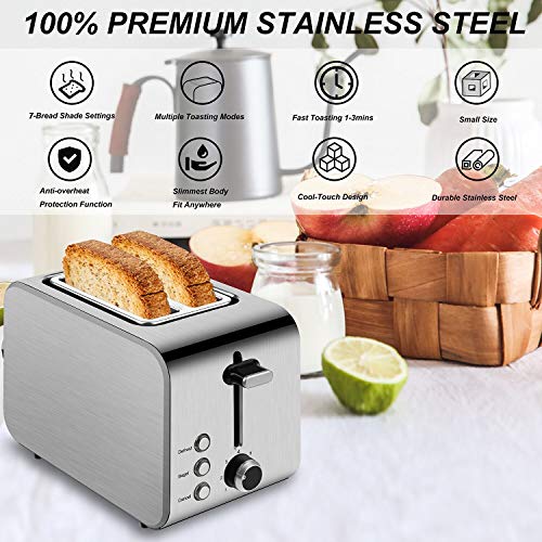 Toaster 2 Slice Toasters Best Rated Prime Retro Stainless Steel Toaster