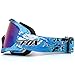 BATFOX Dirt Bike ATV Goggles Motorcycle Gear Riding Motocross Dirtbike 4-Wheeler MX DH Accessories Goggles Glasses for Men Women Youth UV400 Protection Dust-proof Anti-Slip Strap
