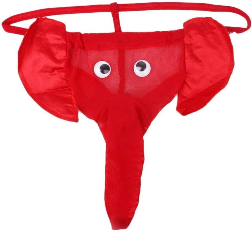 ADB Women's Cotton Elephant G-String T-Back Underwear Pants Thongs