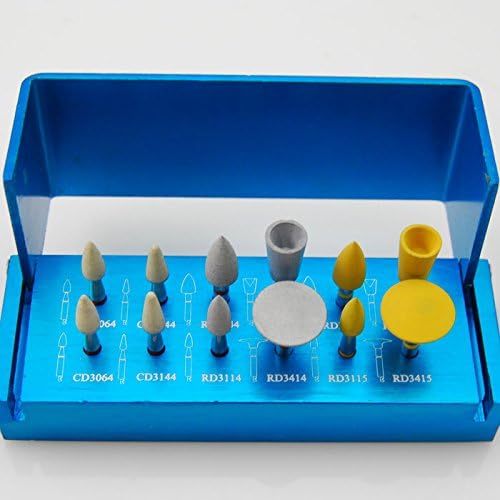 KKDENTAL Lab Diamond Polishing Set for Zirconia Low Speed Contra Angle