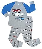 Boys Cars Pajamas Children Christmas PJs 100% Cotton Size 2-10 Years