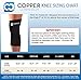Copper Compression Women's Contoured Performance Knee Sleeve. GUARANTEED Highest Copper Content With Infused Fit! Best Knee Support Brace For Women. Support Stiff & Sore Muscles & Joints (Medium)
