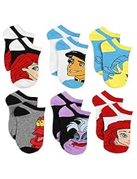 La Sirenita Ariel - Calcetines para mujer (6 unidades)
