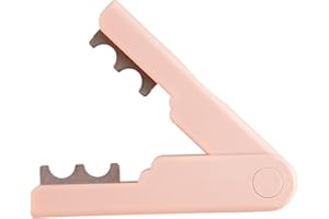 BULINGNA Rose Thorn Remover, Flower Stem Leaves Thorn Stripper Portable Florist Gardening Tool (Pink, One Size)