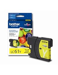 Brother LC61Y cartucho de tinta  325 Retail packaging yellow
