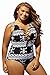 Dearlove Women's Sexy Lace Up V Neck One Piece Swimsuit Swimwear Plus Size