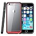 SUPCASE Case for iPhone 6/6s - Retail Packaging - Clear/Red/Black
