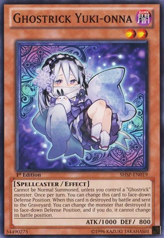 YU-GI-OH! - Ghostrick Yuki-Onna (SHSP-EN019) - Shadow Specters - 1st Edition - Common
