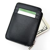 RFID Mens Leather Money Slim Front Pocket Wallet ID Credit Card Coin Holder New