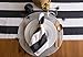 DII Woven Placemats Collection Metallic Round Placemat Set, 15