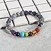 Counting Stars Lava Rock Beads Bracelet Chakra healing energy gemstone bracelet Stretch Men Women