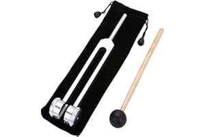 harayaa Tuning Fork with Mallet Essential, Premium, Men Women Aluminum Alloy Portable for Meditation Sturdy Healing Instrumen