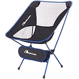 MOON LENCE Outdoor Ultralight Portable Folding Chairs with Carry Bag Heavy Duty 242lbs Capacity Camping Folding Chairs Beach Chairs …